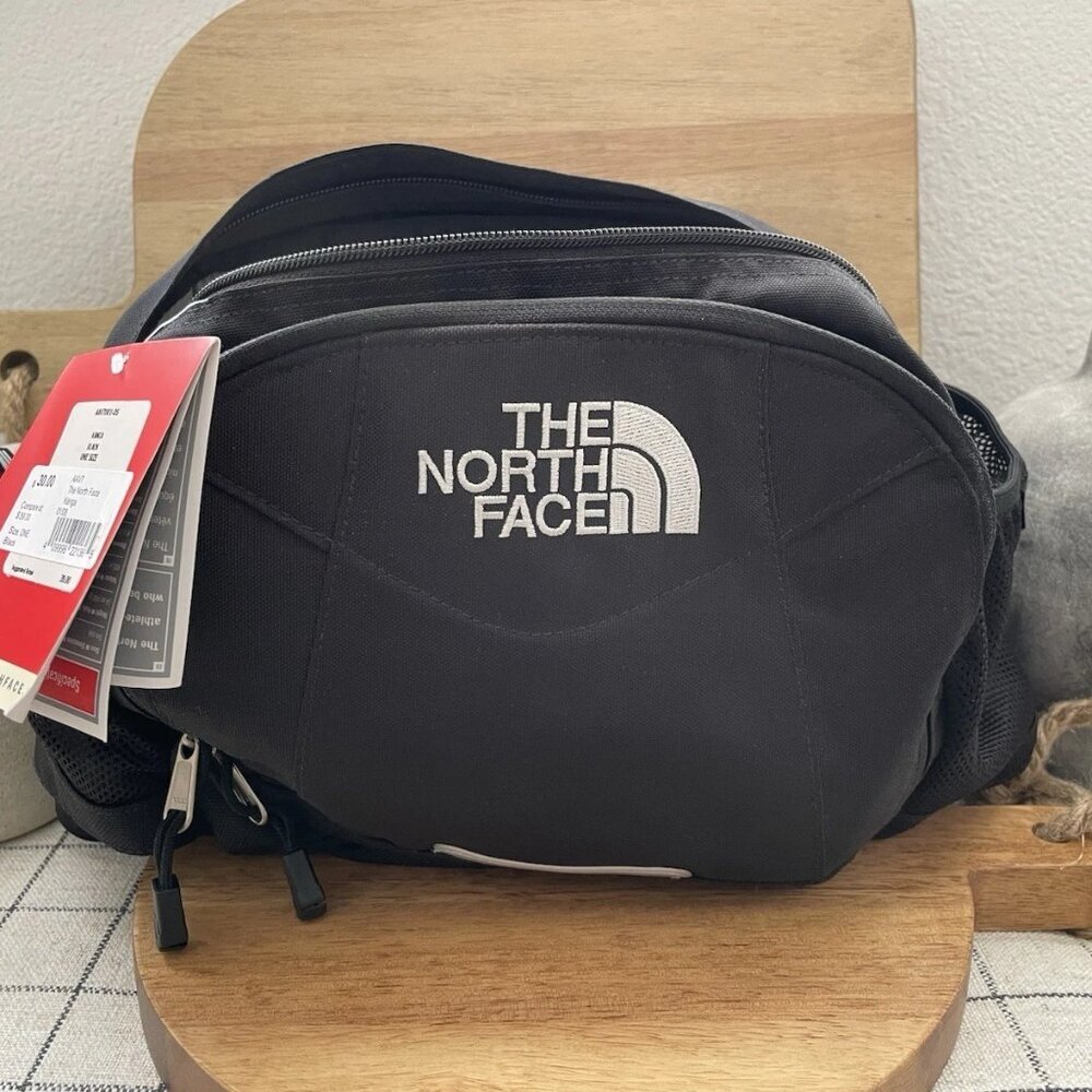 SALE! 10% Off NWT North Face KANGA Black Canva Utility Pouch Waist Fanny Pack